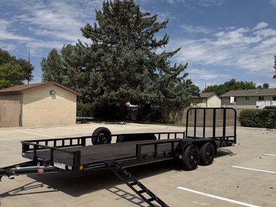 2022 7x22 PJ dual axle trailer