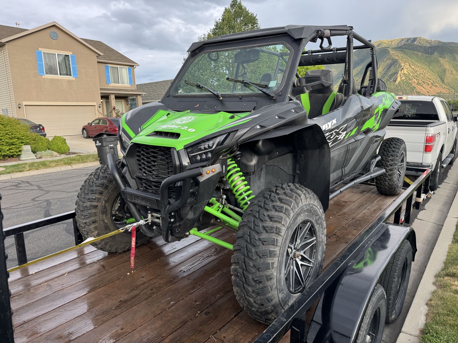 2023 Kawasaki KRX4 1000 SE w/trailer