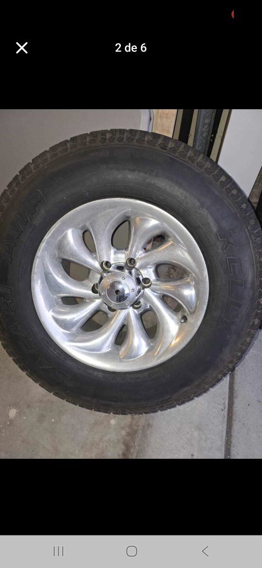 rims and tires p245/70r16