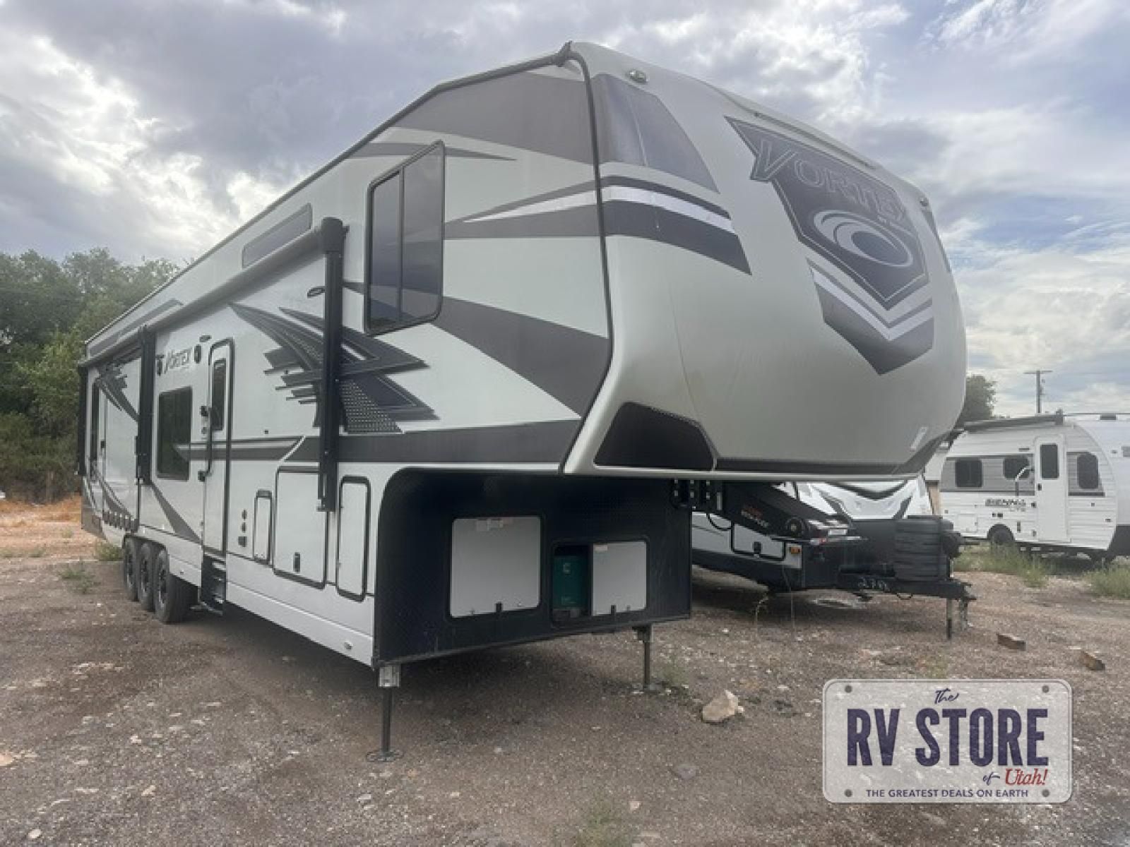 2023 Genesis Supreme Vortex 4025VPXL Toy Hauler Fifth Wheel Front Bedroom|Two Entry/Exit Doors