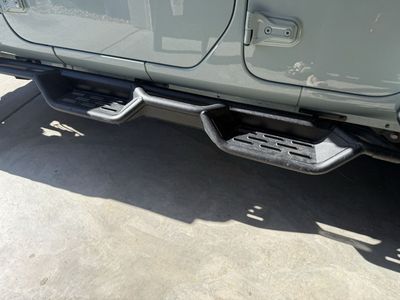 Jeep Wrangler OEM Running Boards / Rock Sliders - Black Side Steps for 4-Door JL/JK