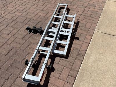 Motorcycle Hitch Carrier Hauler Rack Aluminum Dirt Bike Mobility Scooter Ramp