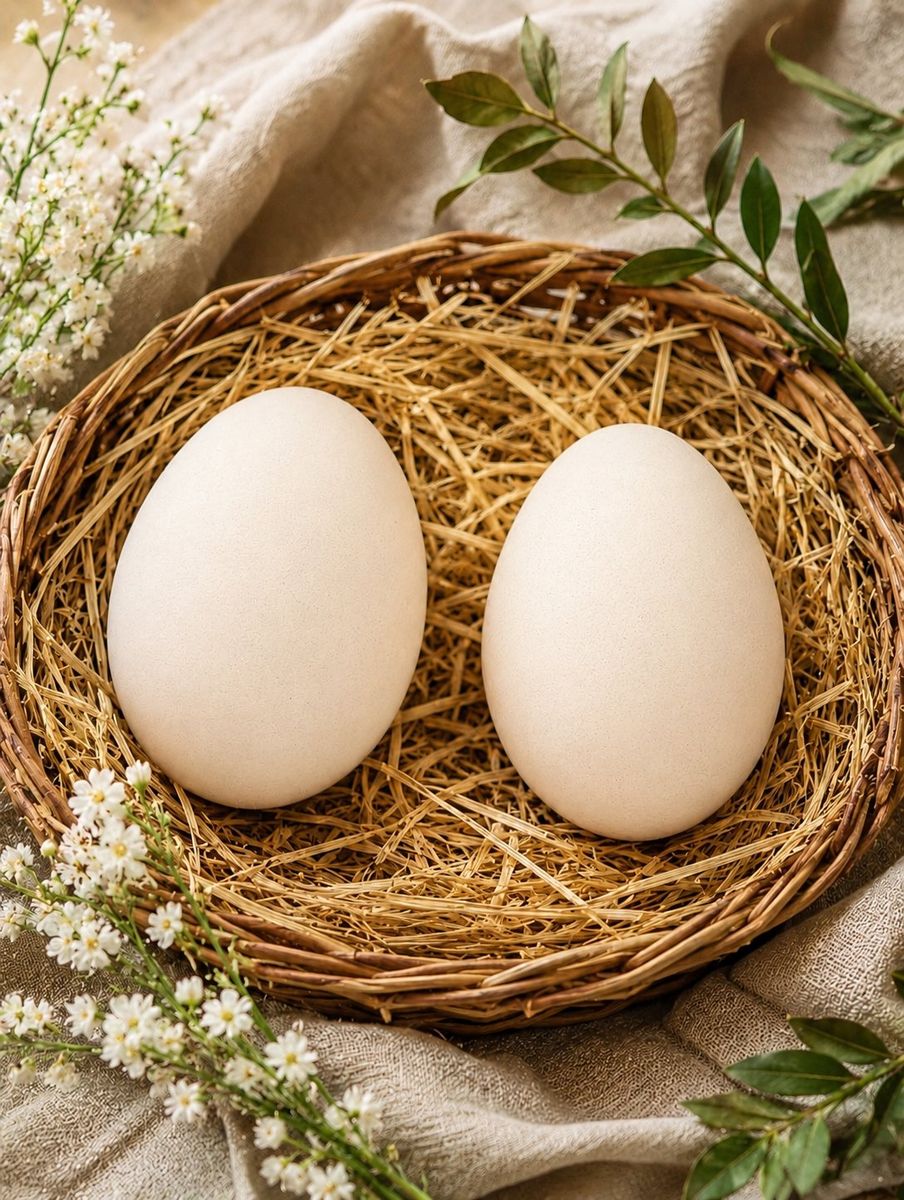 Unfertilized Goose Eggs
