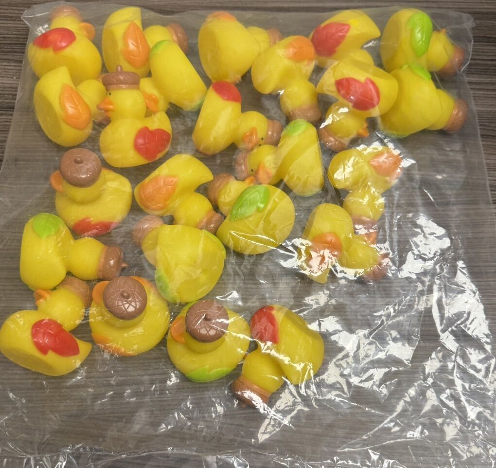Fall Acorn Rubber Ducks - 24