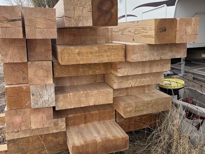 GluLam Glue Lam 8x8 Timber Blocks And Posts
