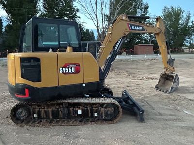 Sany SY55U Excavator - Compact Tracked Digging Machine