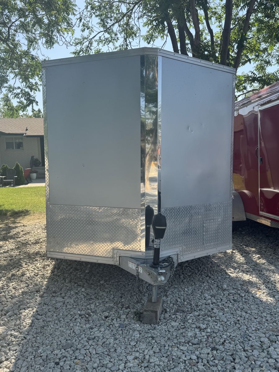 2020 Aluminum Stealth V Nose Utility Trailer