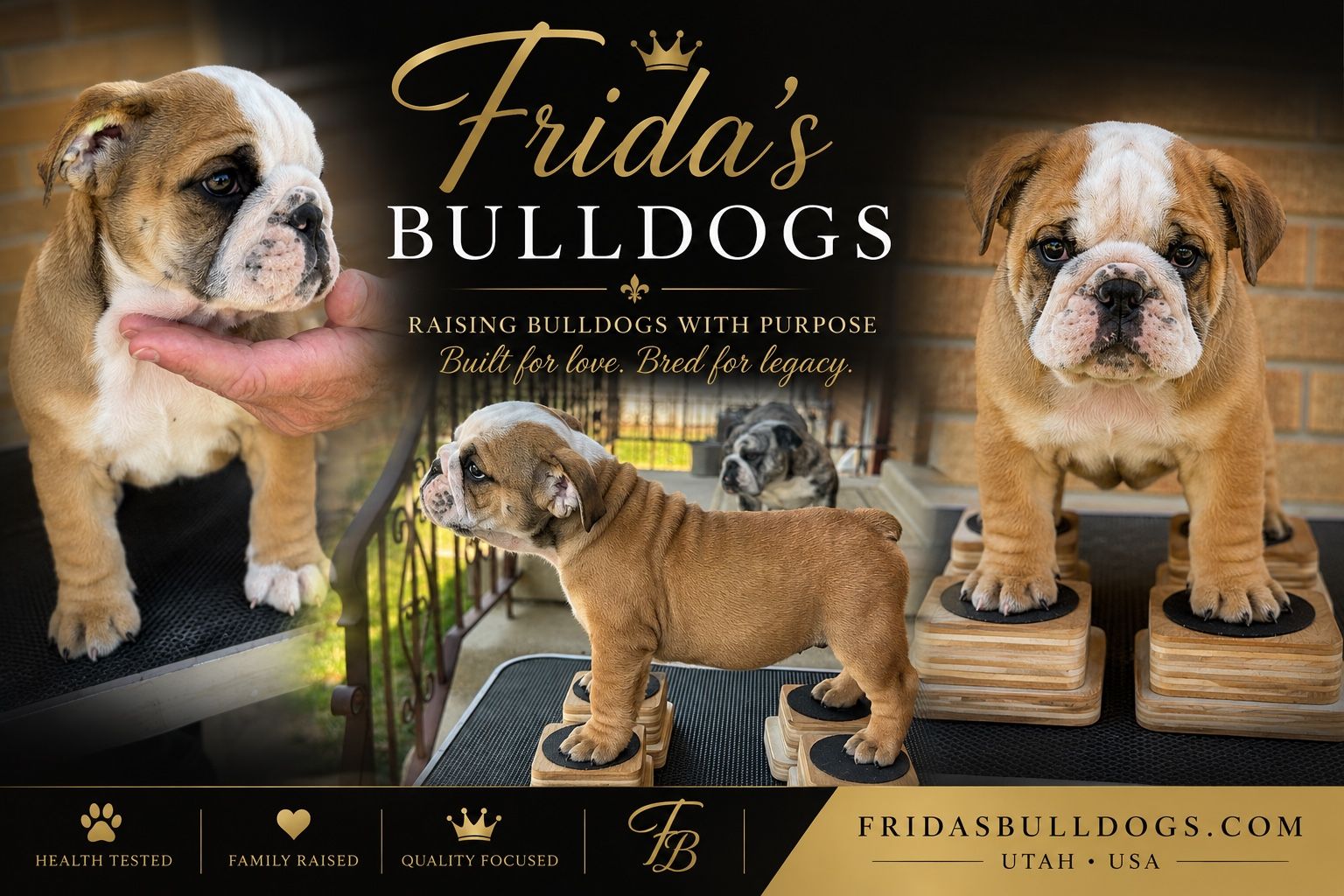 AKC English Bulldog Puppies - Male & Female, Champion Bloodlines