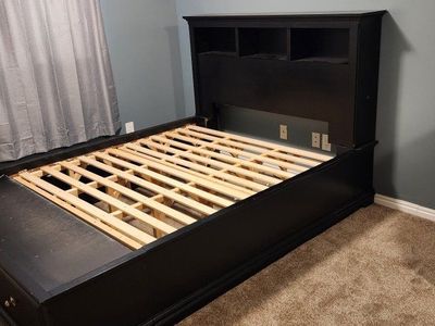 free heavy duty queen bedframe