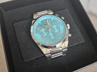 Invicta Speedway Men's Watch 50425 - Tiffany Blue Dial, 44mm Case, Quartz Chronograph