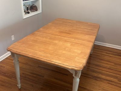 Vintage Farmhouse Dining Table - Extendable