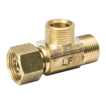 3/8-in x 3/8-in Threaded Tee Adapter Fitting 20x