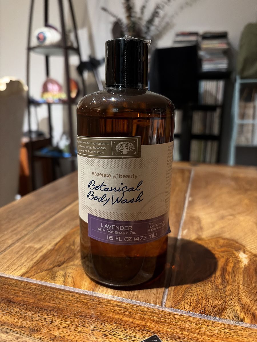 Essence of Beauty Botanical Body Wash - Lavender with Rosemary Oil 16 fl oz