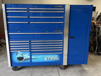 MATCO toolbox, jaws of steel special edition. Full of tools