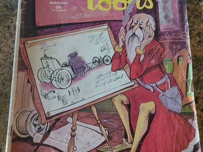 Vintage Car Toons Magazine March 1964 Issue Drag Racing Humor