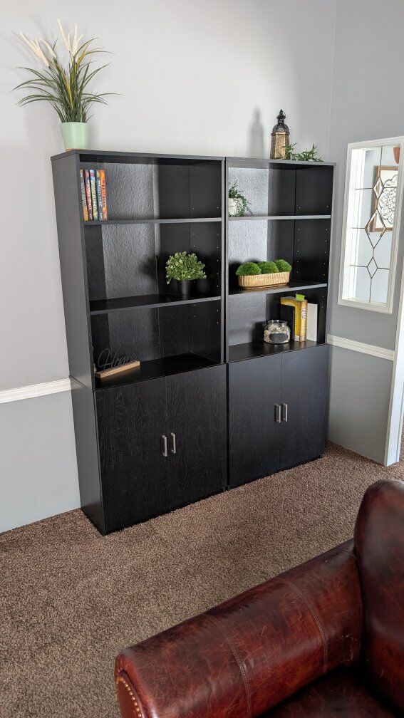1- Black IKEA Bookshelf