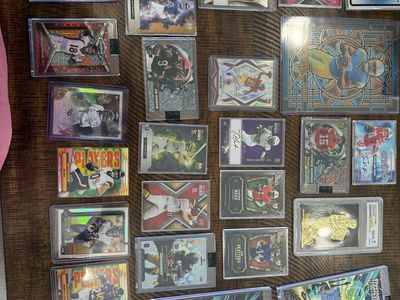 Lot of Football Sports Trading Cards - Joe Burrow, Derrick Henry, Justin Herbert, Patrick Mahomes & More