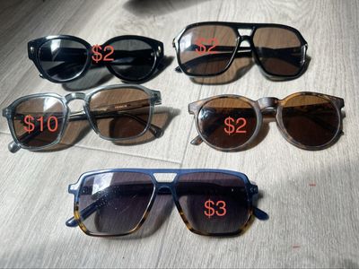 Various sunglasses