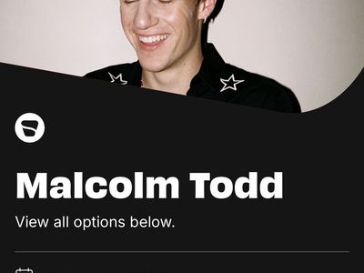 Looking for Malcolm Todd vip tickets. I’ll pay