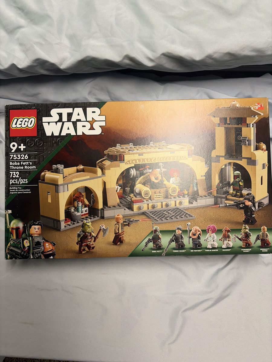 LEGO Star Wars 75326 Boba Fett's Throne Room - 732 Pieces - New, Sealed Set
