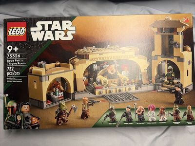 LEGO Star Wars 75326 Boba Fett's Throne Room - 732 Pieces - New, Sealed Set
