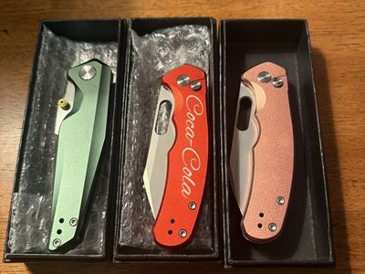 Complete aluminum knives