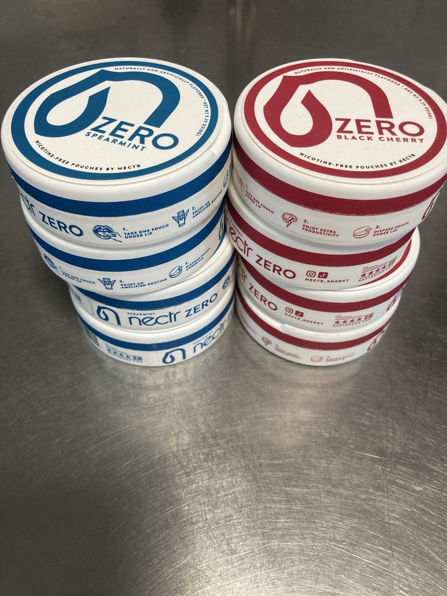 8 cans nicotine free pouches by NECTR
