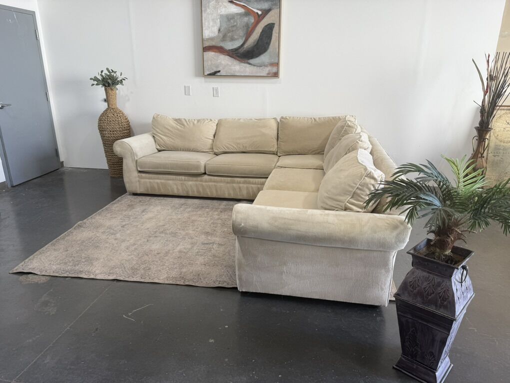 Custom Pottery Barn Sectional Sofa Couch Delivery