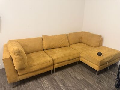 Gold Sectional Sofa