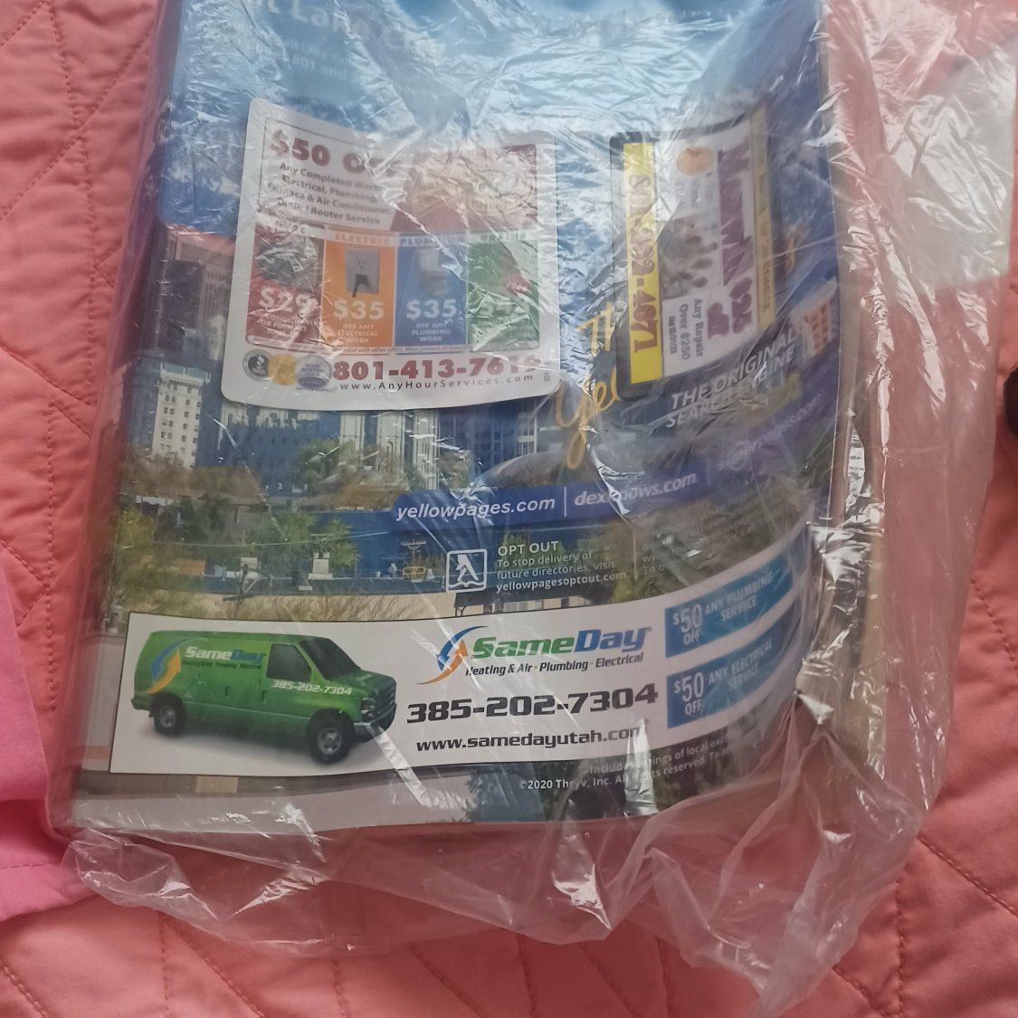 VINTAGE SALT LAKE CIRY PHONE BOOK!