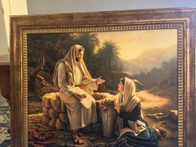woman at the well by Simon Dewey
