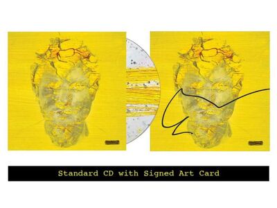 Ed Sheeran-SIGNED Subtract CD-Autographed