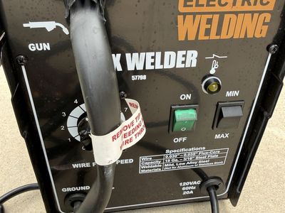 Chicago Electric Welding Flux 120V Welder 57198 for Mild & Stainless Steel