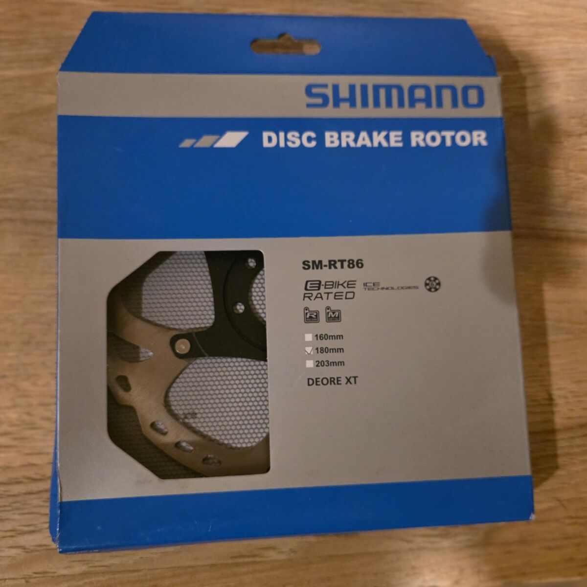 Shimano Deore XT SM-RT86 6-Bolt Disc Rotors 180mm