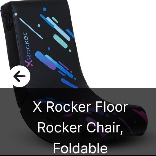 Foldable Floor Rocker Chair (small scratch) NEW