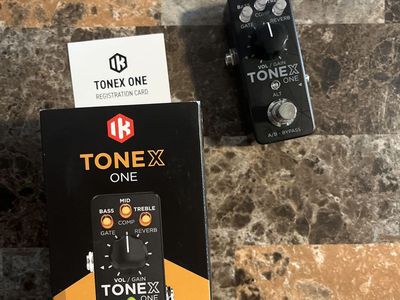 IK Multimedia ToneX ONE Digital Guitar Pedal - Original Box & Unregistered
