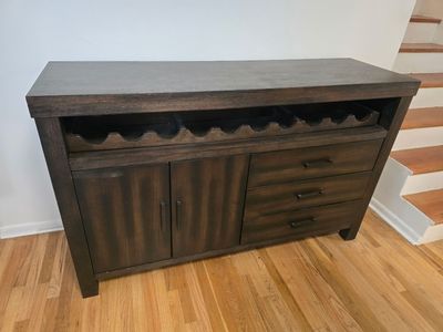 Buffet table