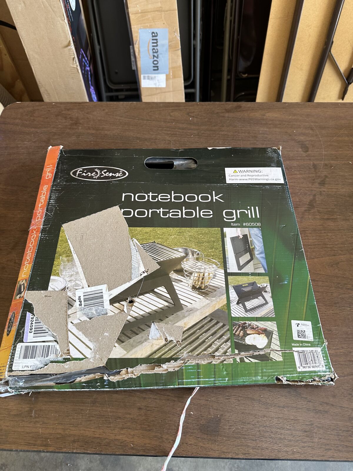 HotSpot Notebook Portable Charcoal Grill in Black — New