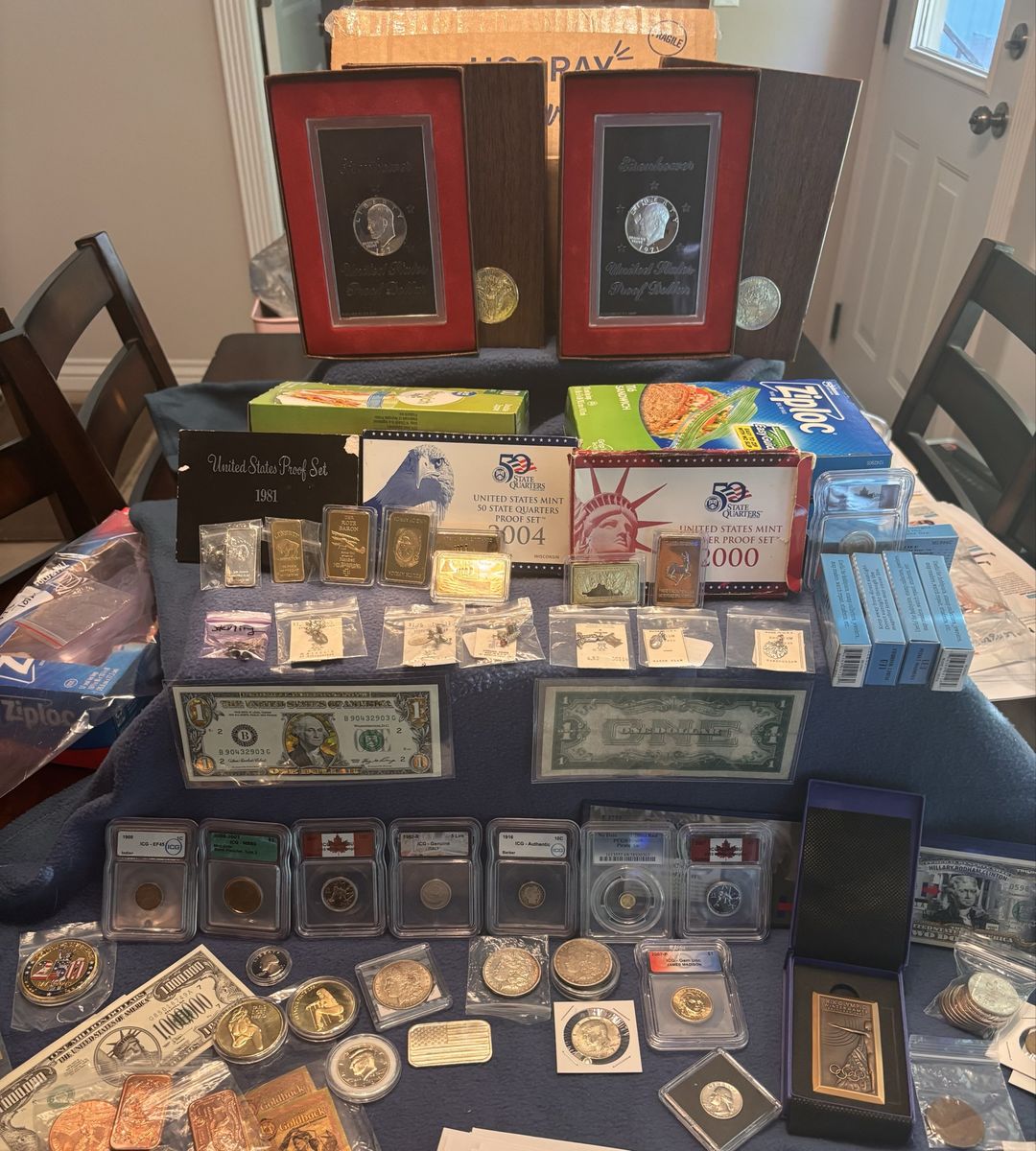 US Mint Proof Sets, Graded Coins & lots of us coinage available