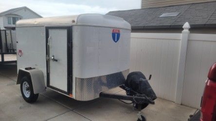 5 X 8 Victory Enclosed Cargo Trailer with Ramp For Sale