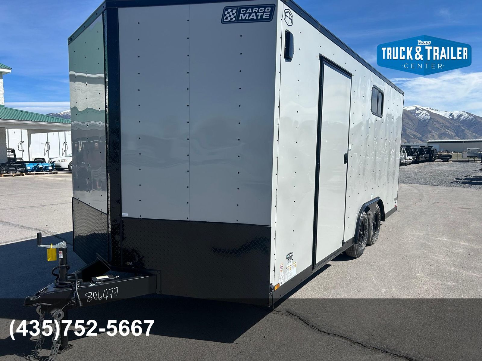 2026 Cargo Mate 8.5X18 Cargo Trailer w/ Rear Ramp