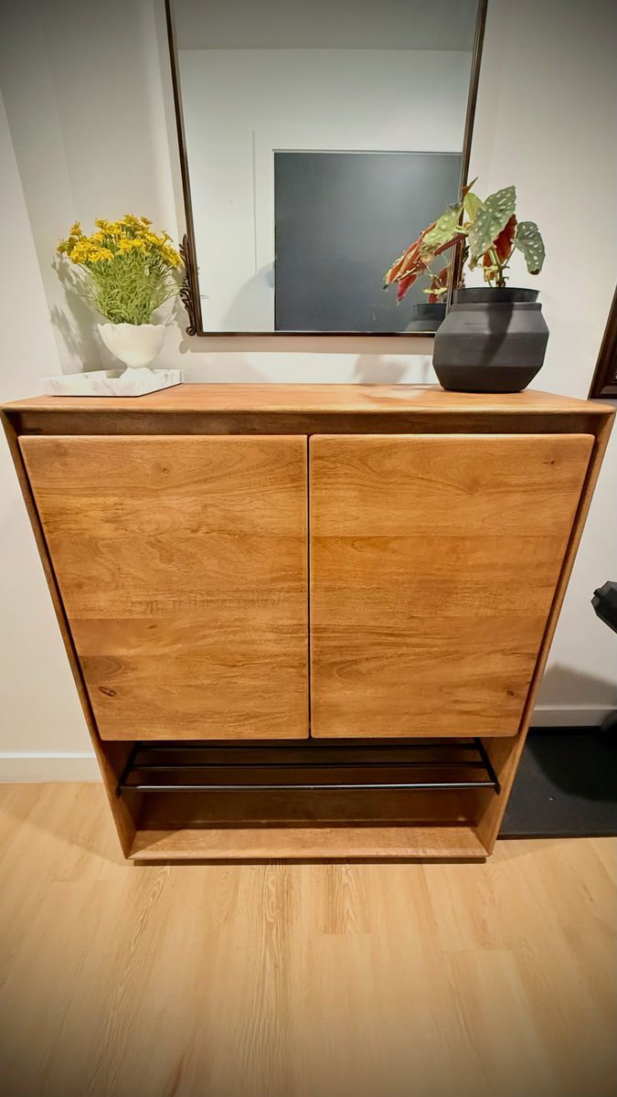 Basically BRAND NEW West ELm Anton Entryway Storage Cabinet