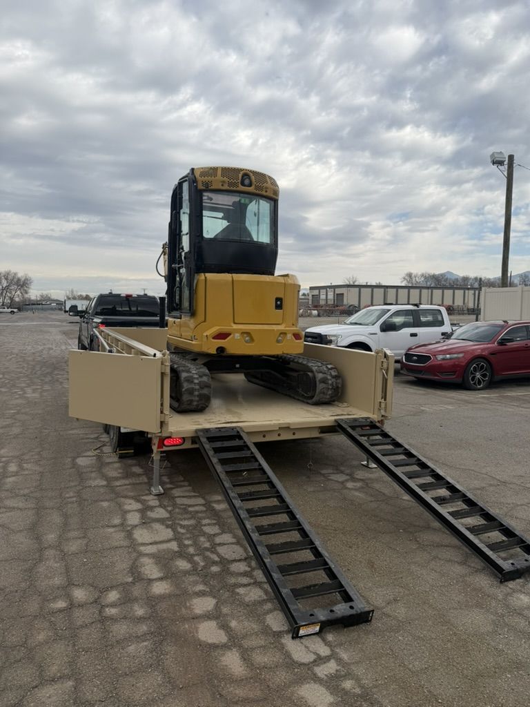 Mini Excavator + Dump Trailer Rental – Cat 302.7 Mini Ex and A Heavy Duty Dump Trailer Combo