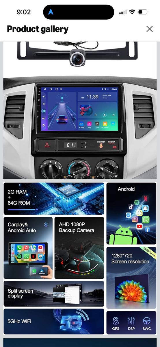 Screen Upgrade Toyota Tacoma 05-15