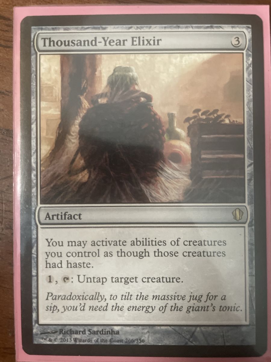 Magic: The Gathering Thousand-Year Elixir 266 Card - Artifact, Untap Creature Ability