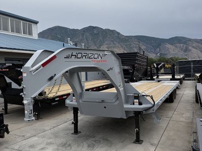 New & Used Flat Deck & Lowboy Gooseneck Trailers - 12K to 25K GVWR
