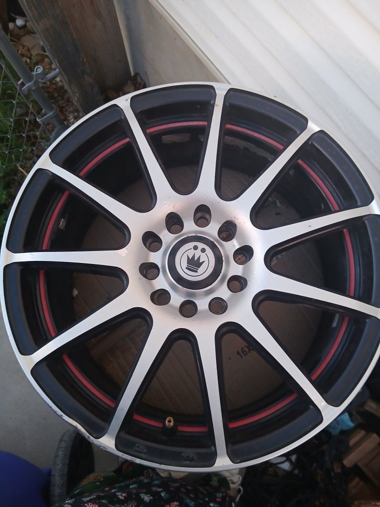 Used Konig Z in Rims  16x7 5 lug fits both 110 and 115 lug patterns (Set of 4)