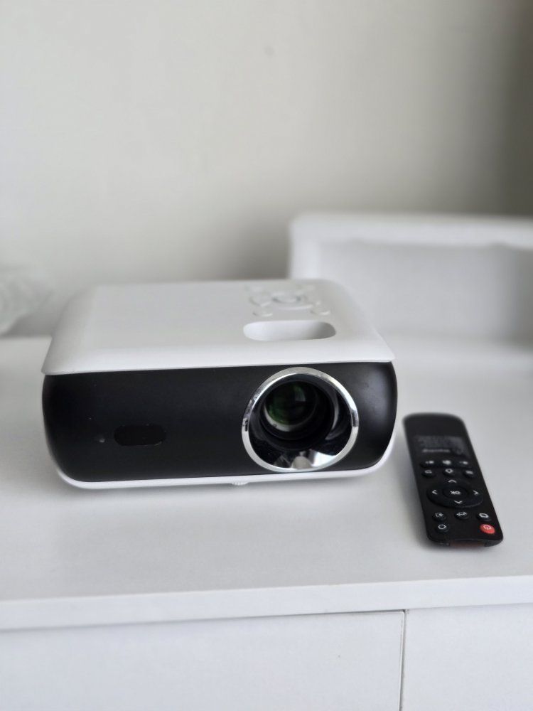 HAPPRUN H1 Mini Portable Video Projector with Remote Control - Enjoy Now, Master Your Moment