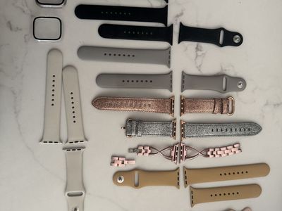 Apple Watch 7 with accessories