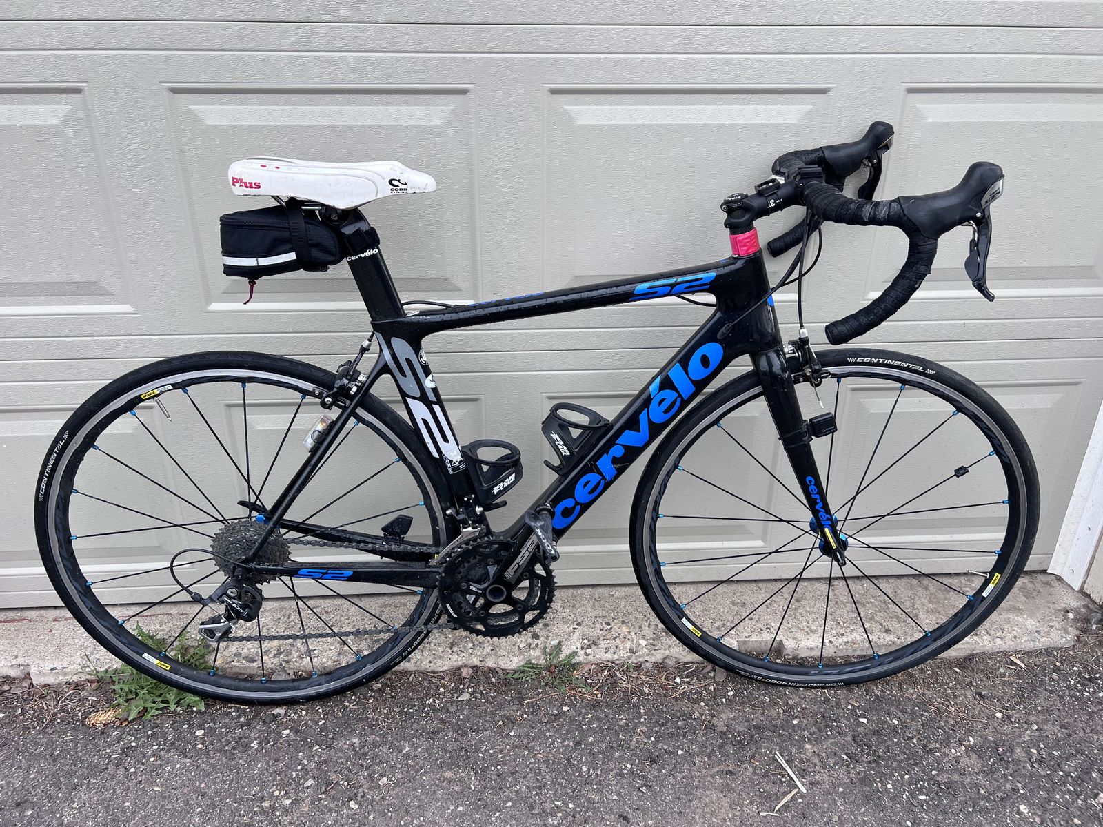 Cervelo S2 Carbon size 54" - Mavic Wheels